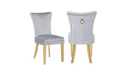 Eva - Gold Dining Chairs