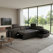Positano Microfiber Sectional Sofa