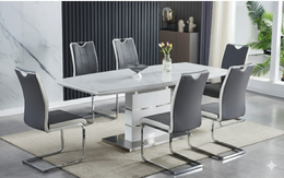 Owen - 7Pc Lacquer Dining Set