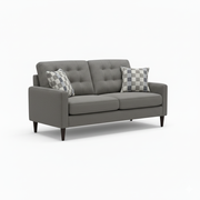 Rebel Gravel Custom Loveseat - 4326