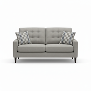 Rebel Gravel Custom Loveseat - 4326