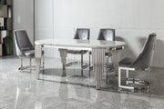 Leslie White Dining Tables - Royal Living Furniture