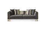 Medusa Velvet Luxury Sofa Set - Royal Living Furniture