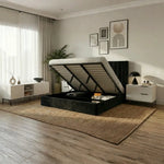 Oliver Hydraulic Lift-Up Storage Bed – Black - Image 9