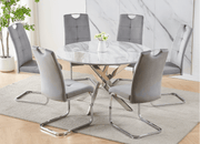 Granite Round Dining Table Set - Royal Living Furniture