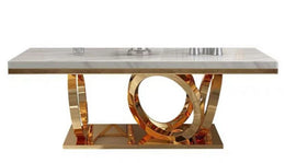 Dinning Table Gold DT - D9443 - Royal Living Furniture