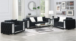 Acme Black Sofa Set - Royal Living Furniture