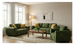 Plush Sofa Set - 6502