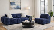 Sculptural Three-Bubble Sofa Set - 6503 - Royal Living Furniture