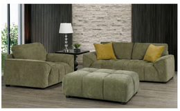 Softly Rounded Sofa Set- 6505