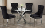 Modern Glass Dining Set - T1447 - Royal Living Furniture