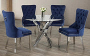 Modern Glass Dining Set - T1447 - Royal Living Furniture