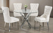 Modern Glass Dining Set - T1447 - Royal Living Furniture