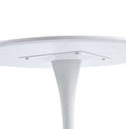Velets 32 inch White Tulip Dining Table - Image 8