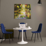 Velets 36 inch White Tulip Dining Table - Image 3