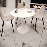 Velets 36 inch White Tulip Dining Table - Image 1