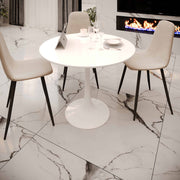 Velets 36 inch White Tulip Dining Table - Image 1