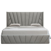 Eva Lift-Up Storage Bed – Light Gray