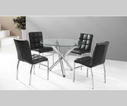 Weston Round Dining Set (Table + 4 Chairs) - Royal Living Furniture