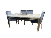 Admiral Silver Dinning Table - Royal Living Furniture