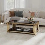 Ethan - Black Coffee Table - Royal Living Furniture