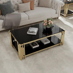Ethan - Black Coffee Table - Royal Living Furniture