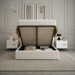 Jasper Lift-Up Storage Boucle Bed