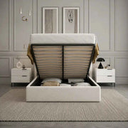 Jasper Lift-Up Storage Boucle Bed