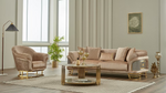 Versace Luxury Beige Sofa Set - Royal Living Furniture