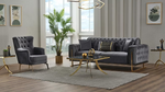 Mondo Tufted  Sof Set - Royal Living Furniture