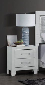 Lucia-White Night Stand - Royal Living Furniture