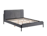 Bed Grey-IF 5587 - Royal Living Furniture