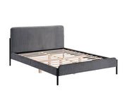 Bed Grey-IF 5587 - Royal Living Furniture
