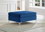 Elegant Velvet Ottoman - IF-9285 - Royal Living Furniture