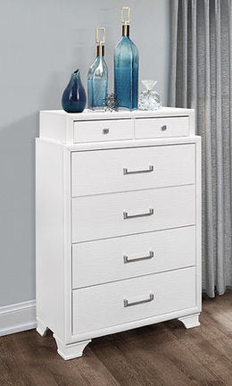 Jordyn (White) Chest - Royal Living Furniture