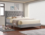 Bed Grey-IF-5590 - Royal Living Furniture