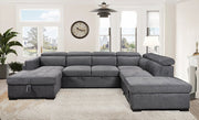 LHF Sofabed Sectional - IF 9090 - Royal Living Furniture