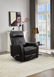Recliner Chair Blackberry Leather - IF 6332 - Royal Living Furniture