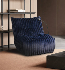 Recliner Chair with Cell Phone Holder - Blue IF 6306 - Royal Living Furniture