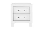 Lucia-White Night Stand - Royal Living Furniture