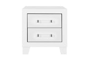 Lucia-White Night Stand - Royal Living Furniture