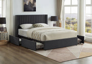 Bed Grey-IF 5408 - Royal Living Furniture