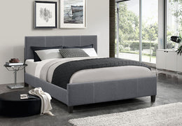 Bed Grey-IF 5430 - Royal Living Furniture