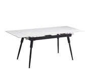 Extension Table - White Sintered Stone Marble T 1818