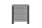 Logan-Silver Night Stand - Royal Living Furniture