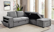RHF Sofabed Sectional Grey Fabric - IF 9035 - Royal Living Furniture