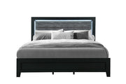 Reid-Black Bed - Royal Living Furniture