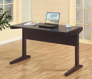 Espresso Desk with L-Shaped Legs - FE7005 - Royal Living Furniture