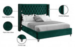 Bed Green-IF 5894 - Royal Living Furniture