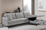 RHF Sectional Grey Fabric - IF 9061 - Royal Living Furniture